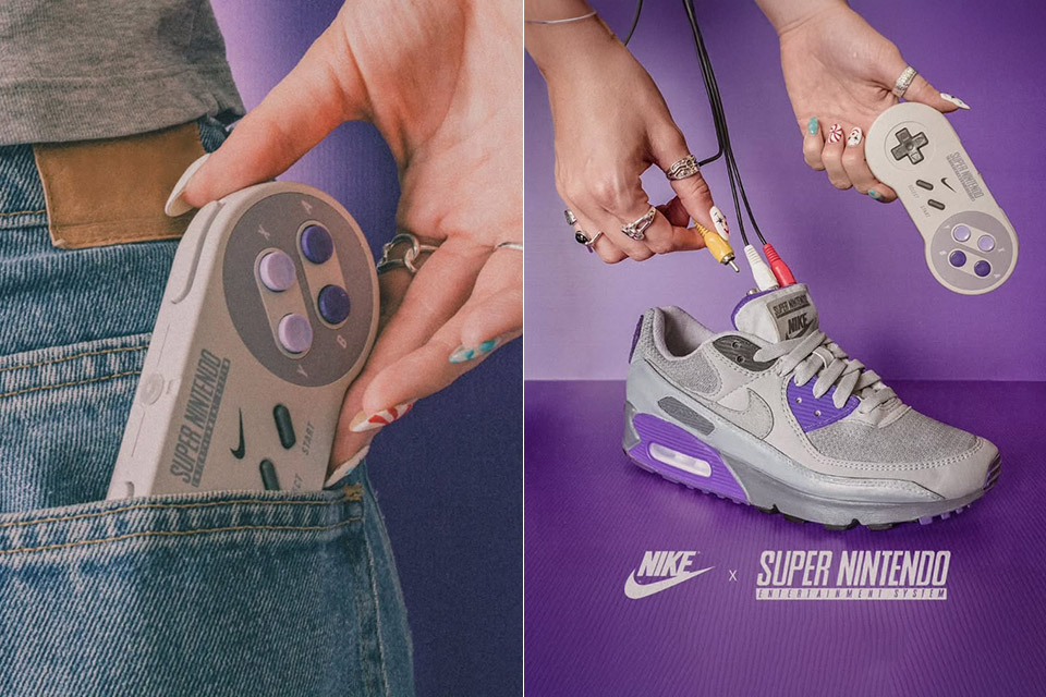 Đôi giày Nike Air Max 90 tích hợp máy chơi game SNES